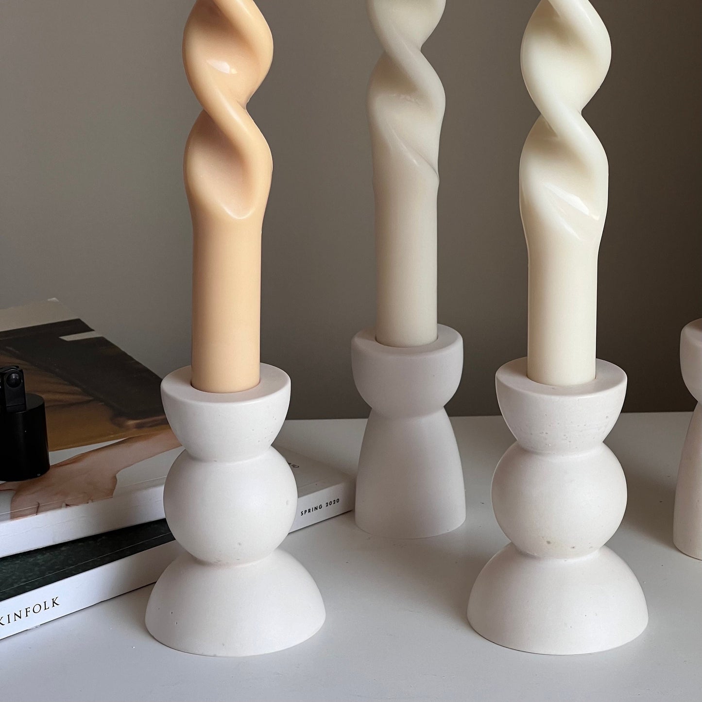 Twisted Tall Taper Candle