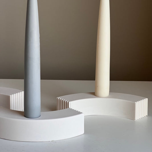 Minimal Geometric Candlestick Holder