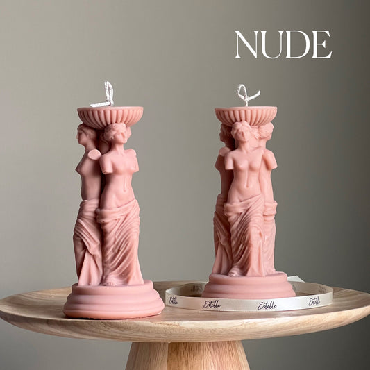 Venus Greek Goddess Column Candle