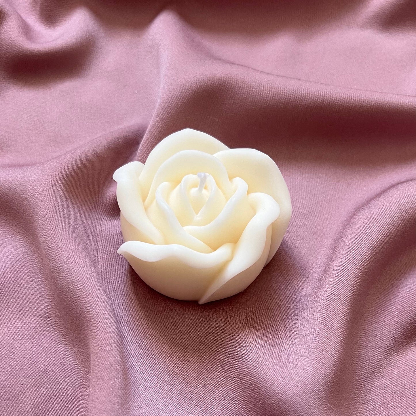 Small Rose Candle
