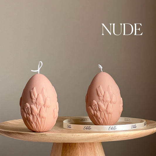 Easter Egg Tulips Candle