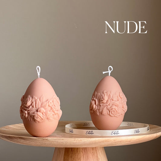 Easter Egg Roses Candle