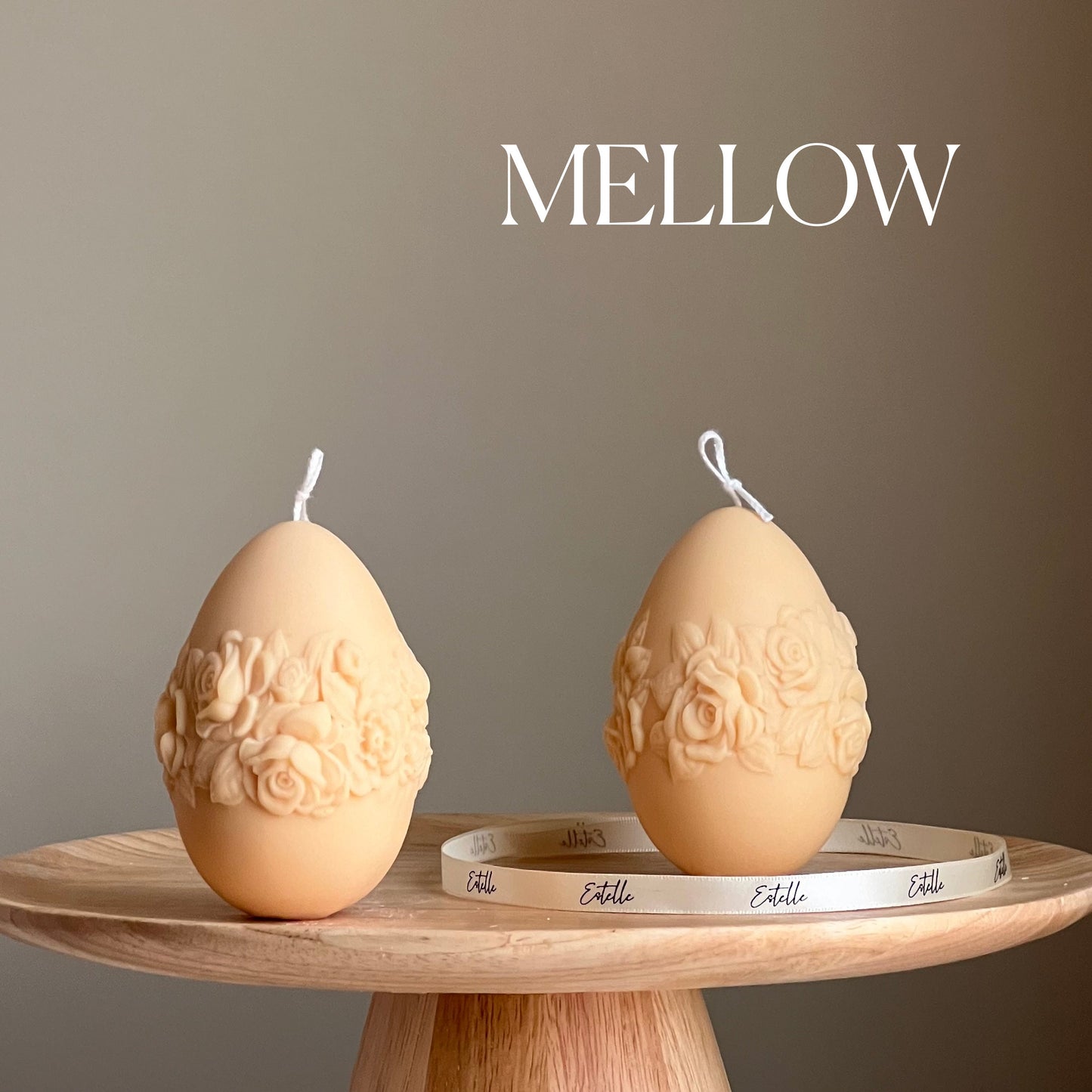 Easter Egg Roses Candle