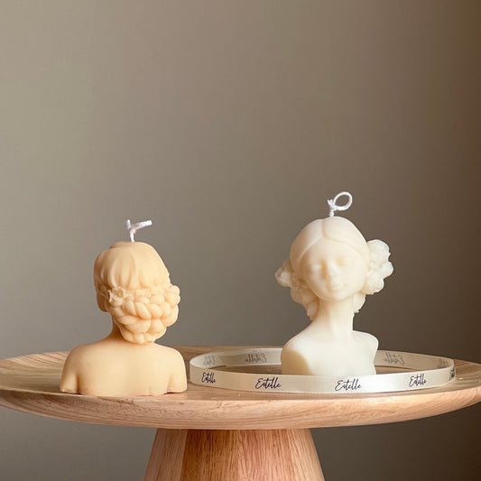 Small Veiled Lady Candle