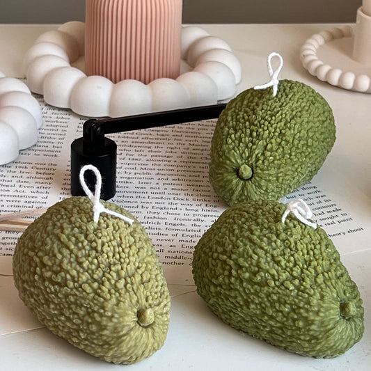 Avocado Shaped Candle