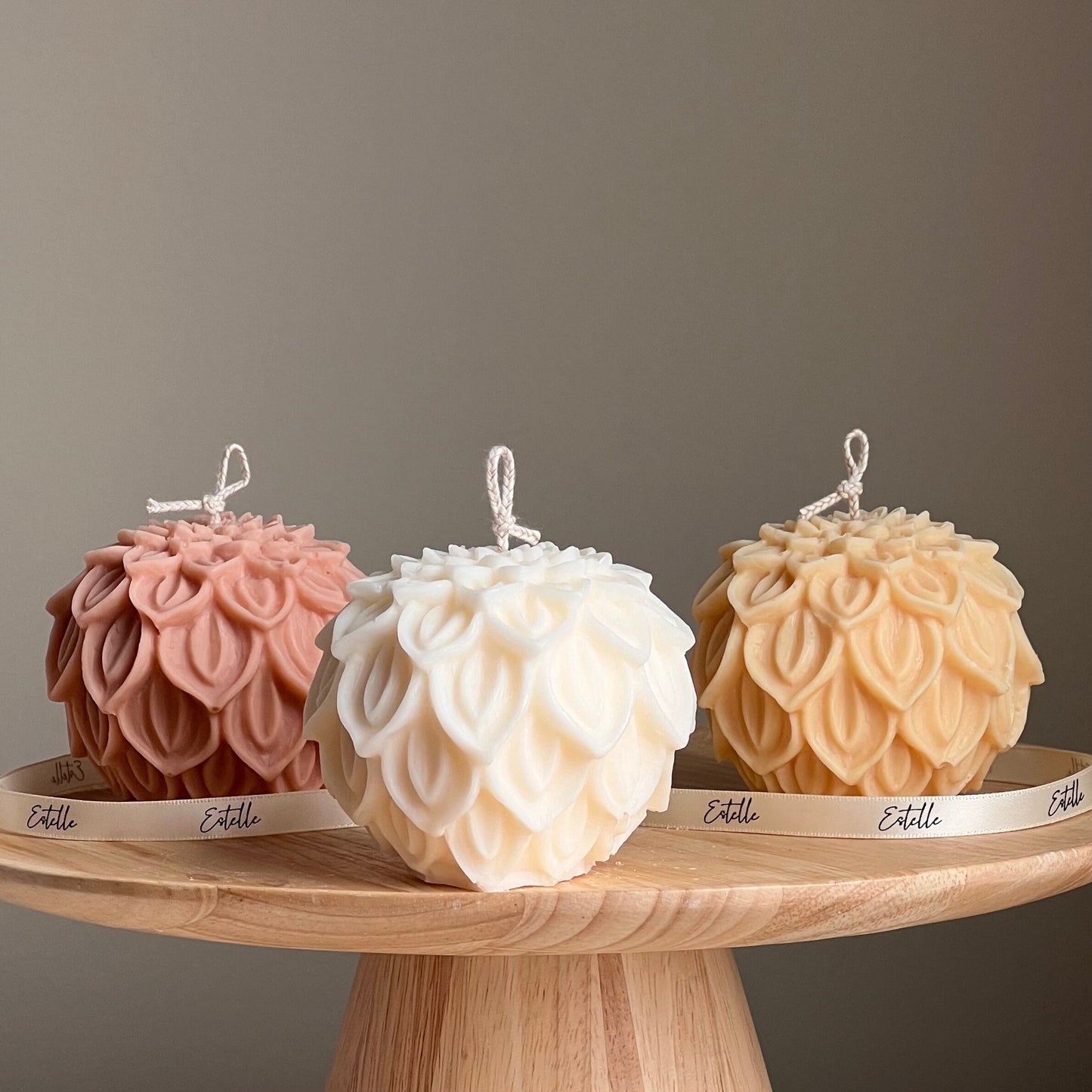 Lotus Flower Ball Candle
