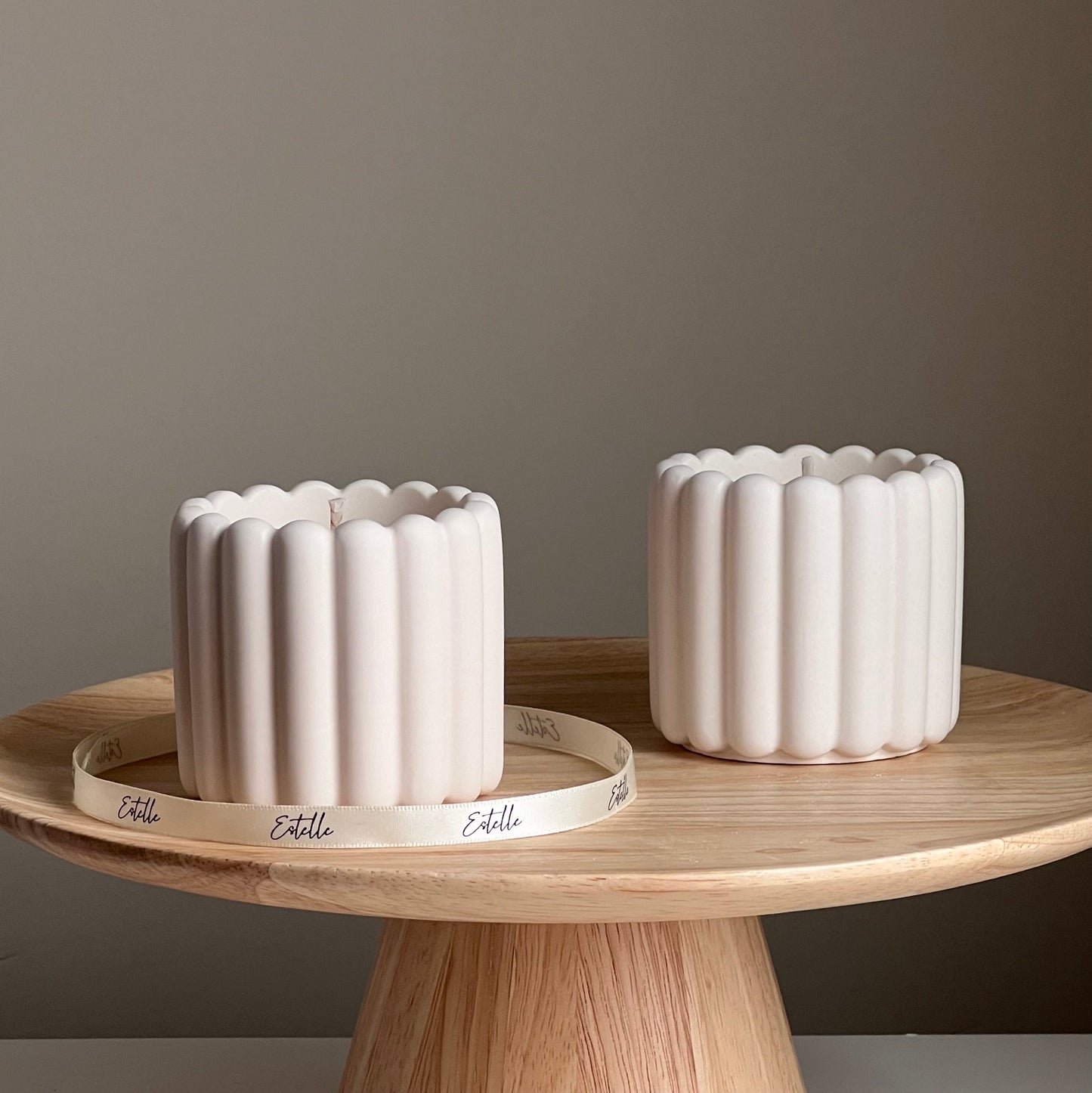 Ribbed Jar Soy Wax Candle
