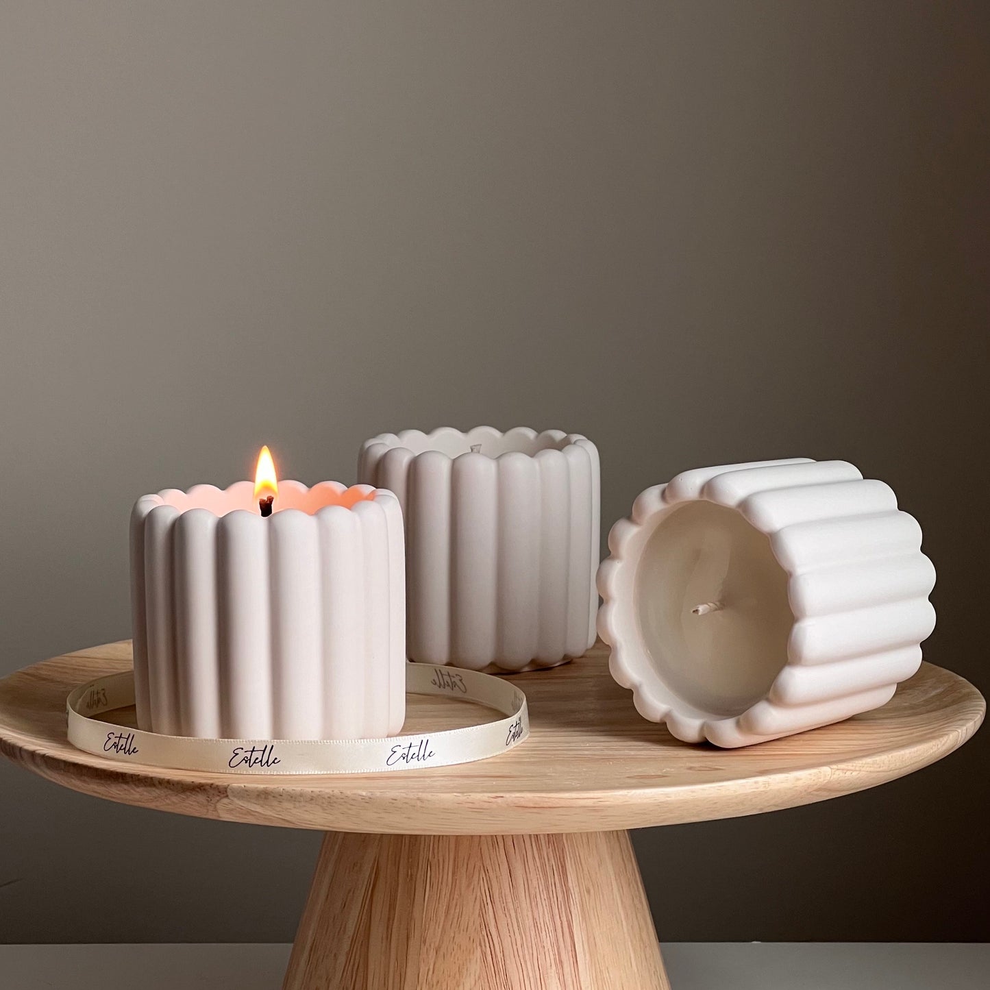 Ribbed Jar Soy Wax Candle