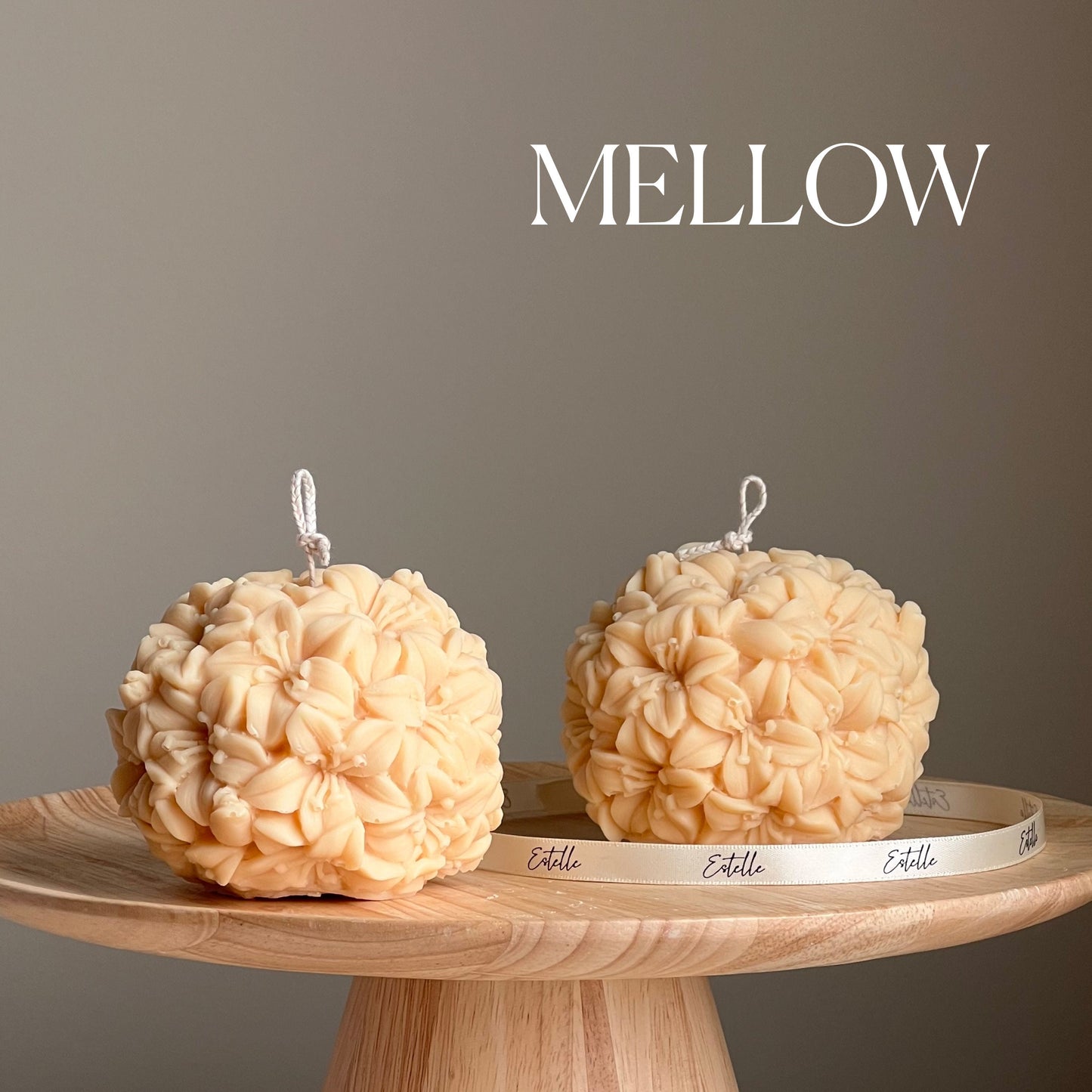 Lily Flower Ball Candle