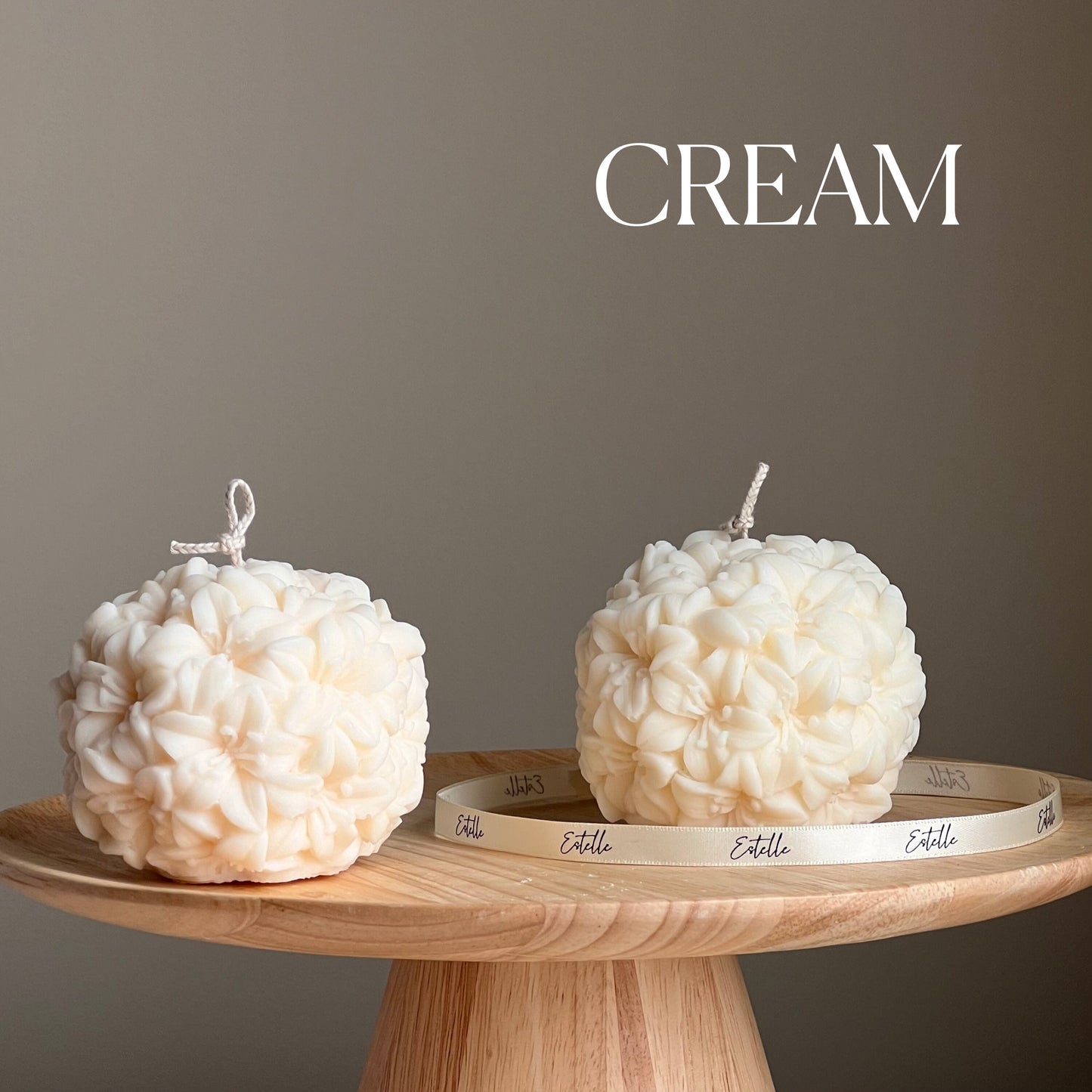 Lily Flower Ball Candle