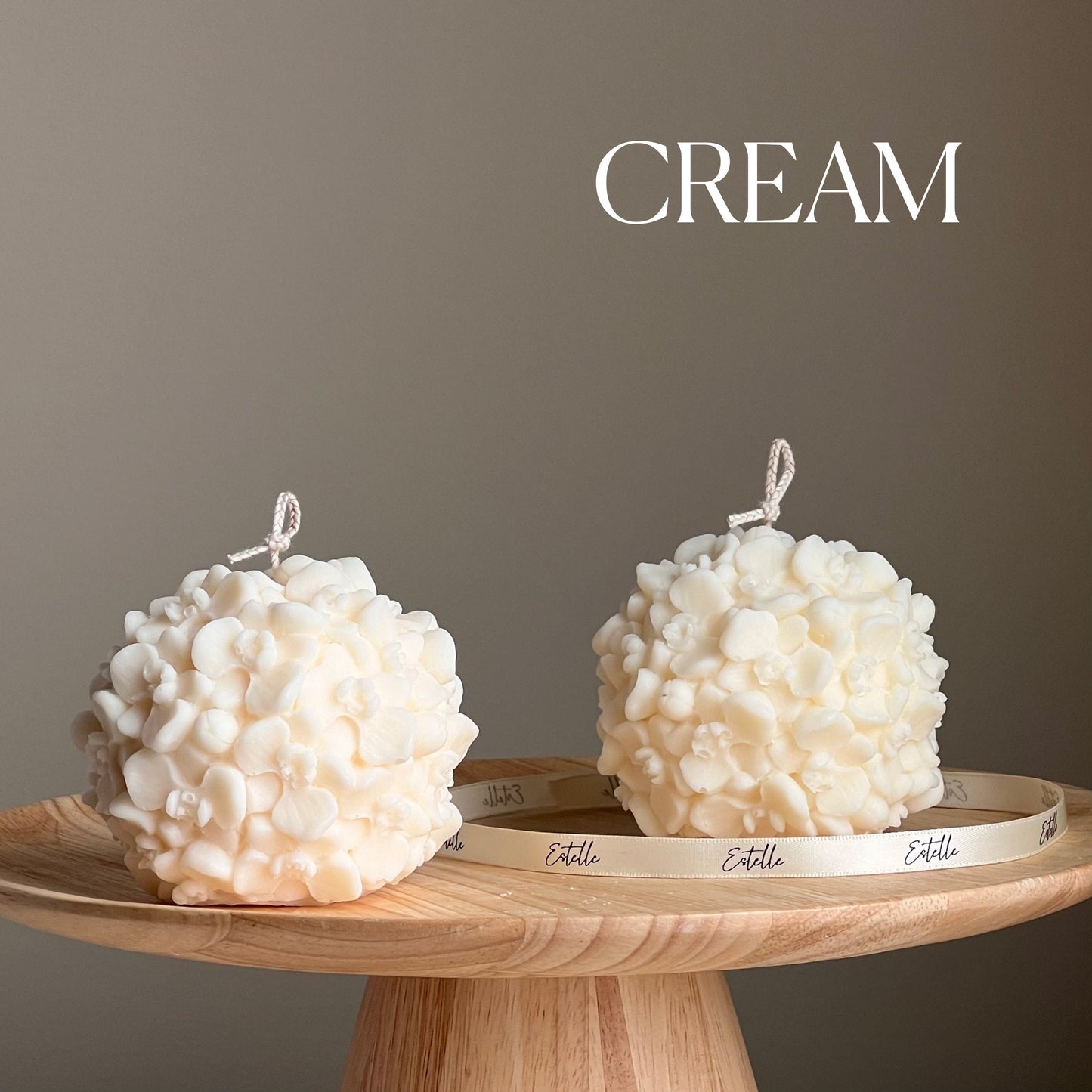 Butterfly Orchid Flower Ball Candle
