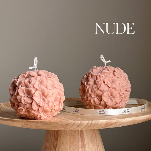 Hibiscus Flower Ball Candle