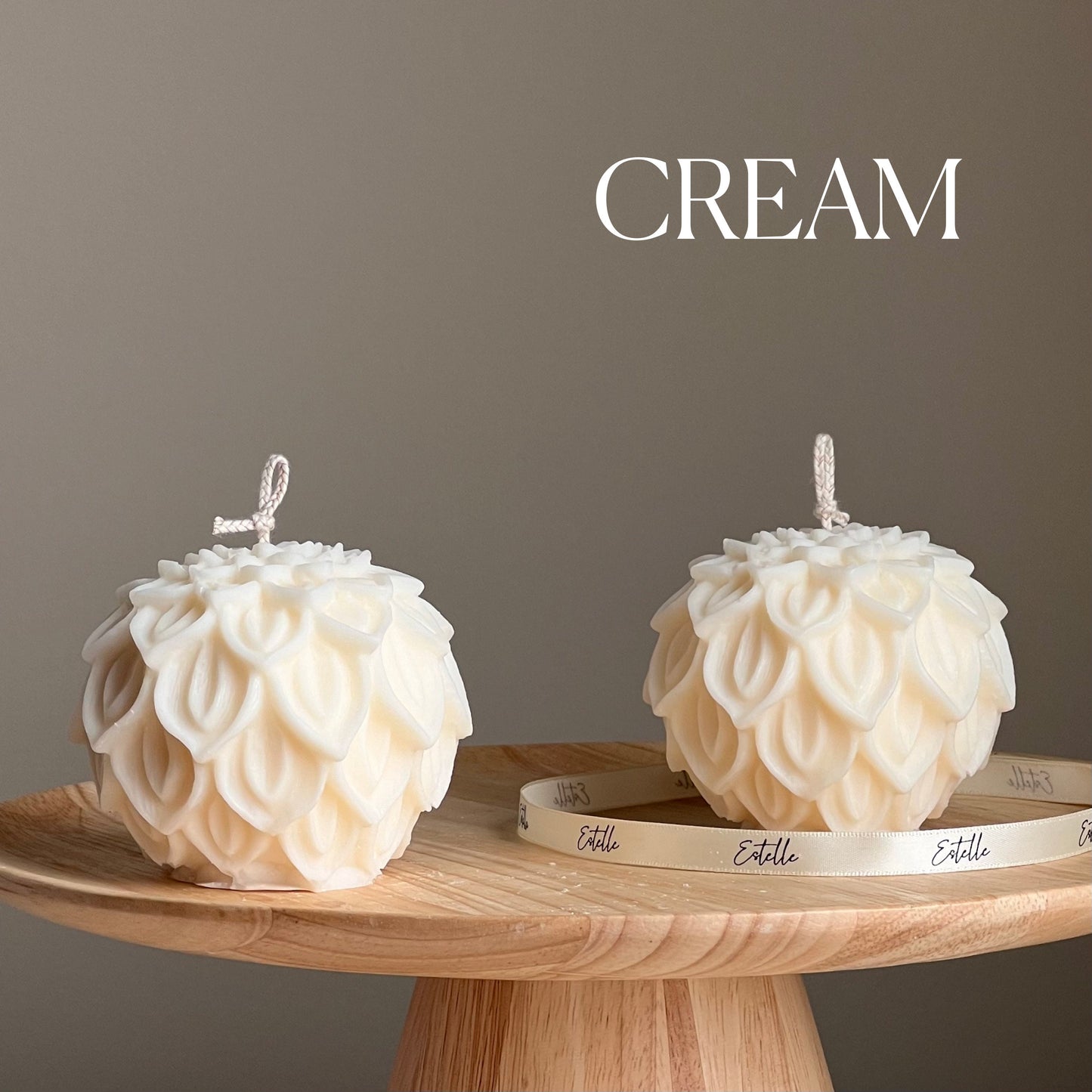 Lotus Flower Ball Candle