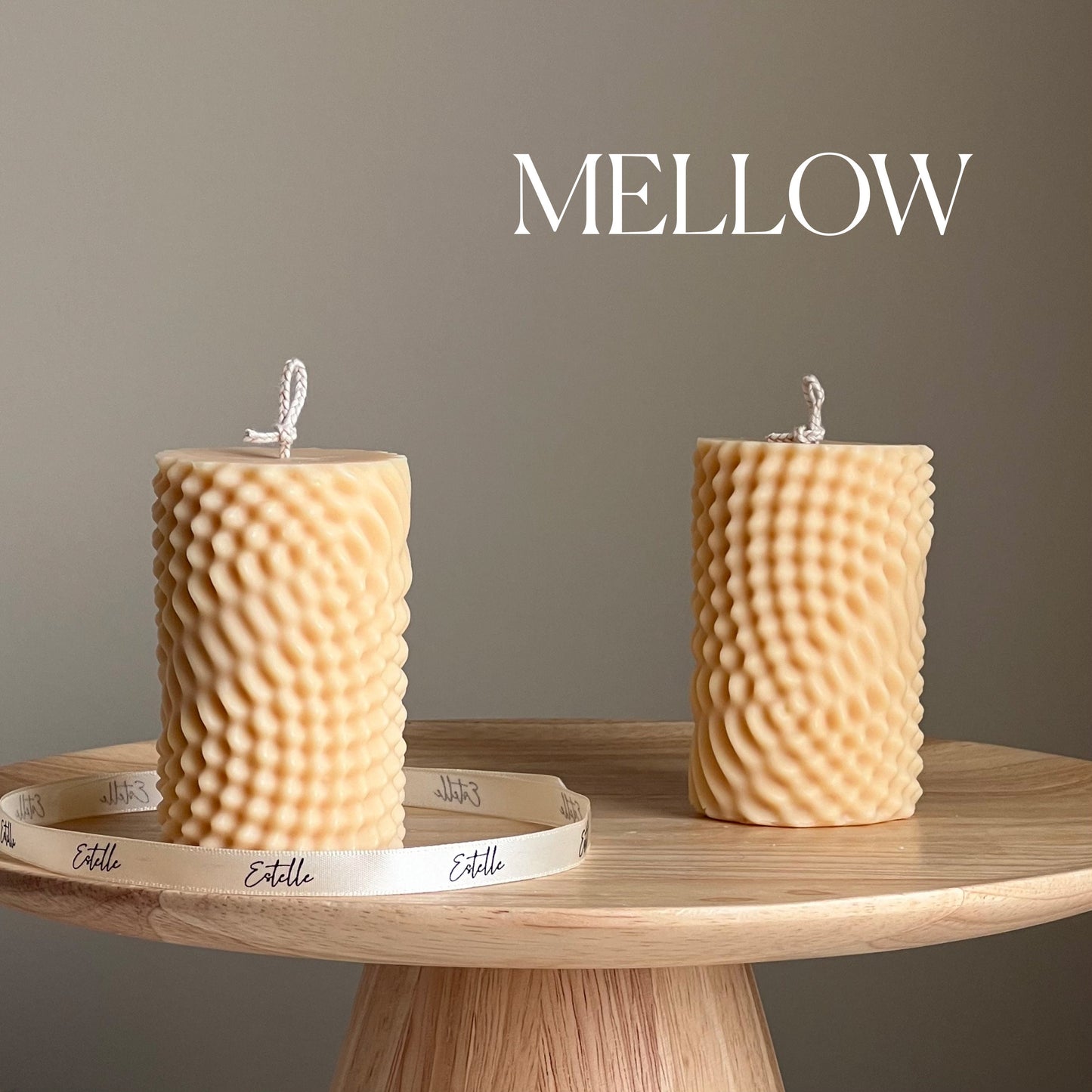 Geometric Ornament Pillar Candle