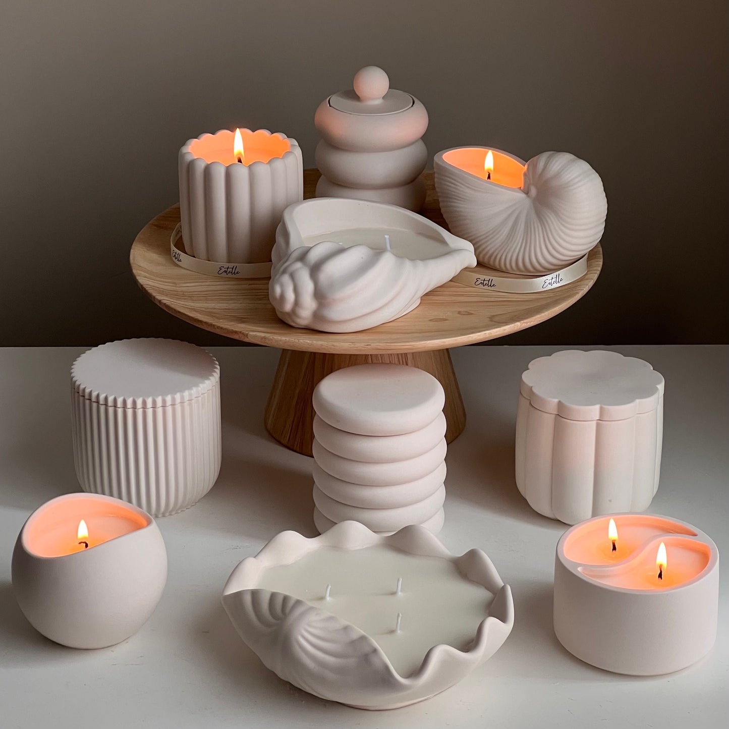 Ribbed Jar Soy Wax Candle