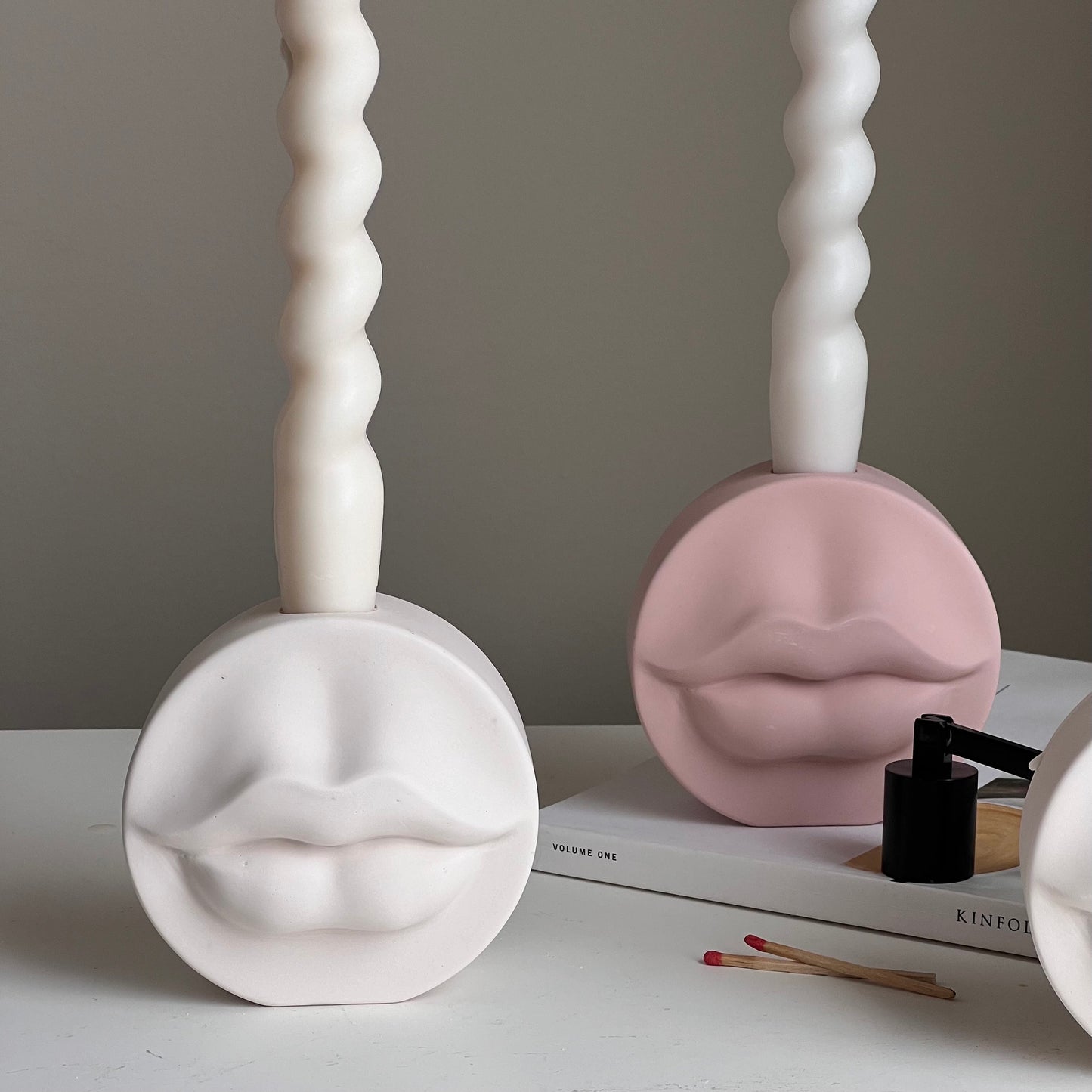 Lips Candlestick Holder