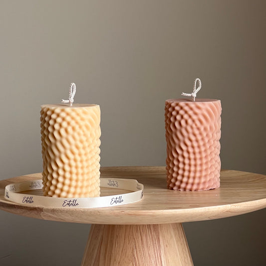Geometric Ornament Pillar Candle