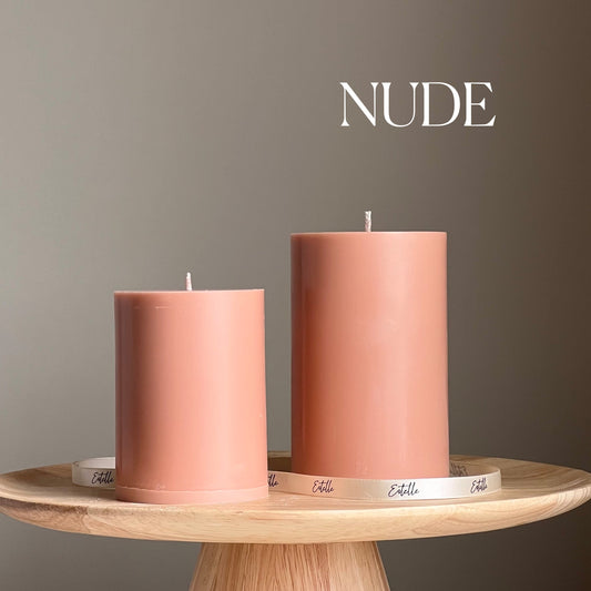 Handmade Soy Wax Pillar Candle: Decorative Candle