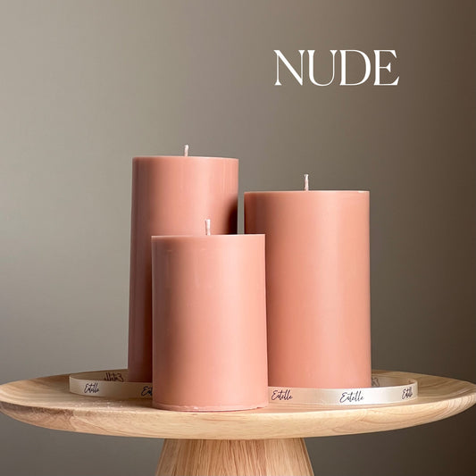 Handmade Soy Wax Pillar Candle: Decorative Candle