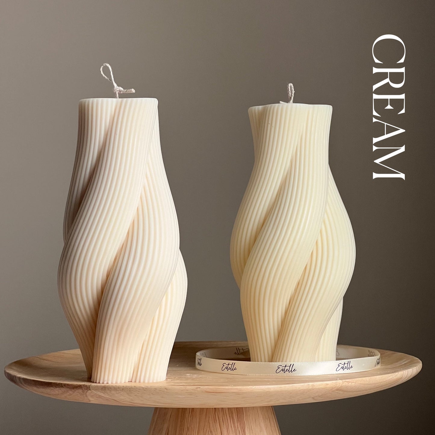 Twisted Rope Pillar Candle