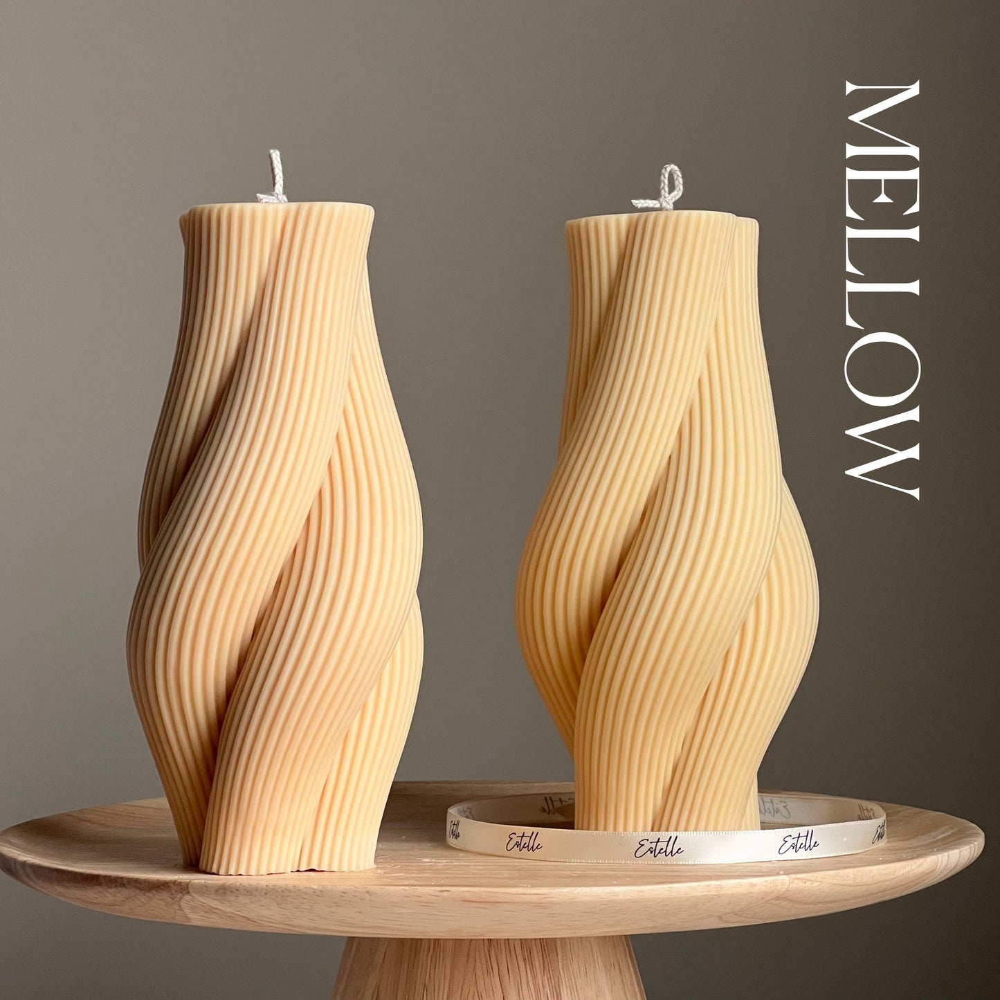 Twisted Rope Pillar Candle