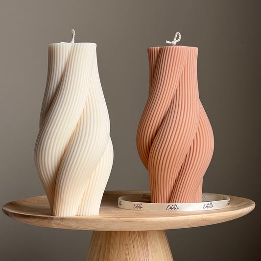 Twisted Rope Pillar Candle