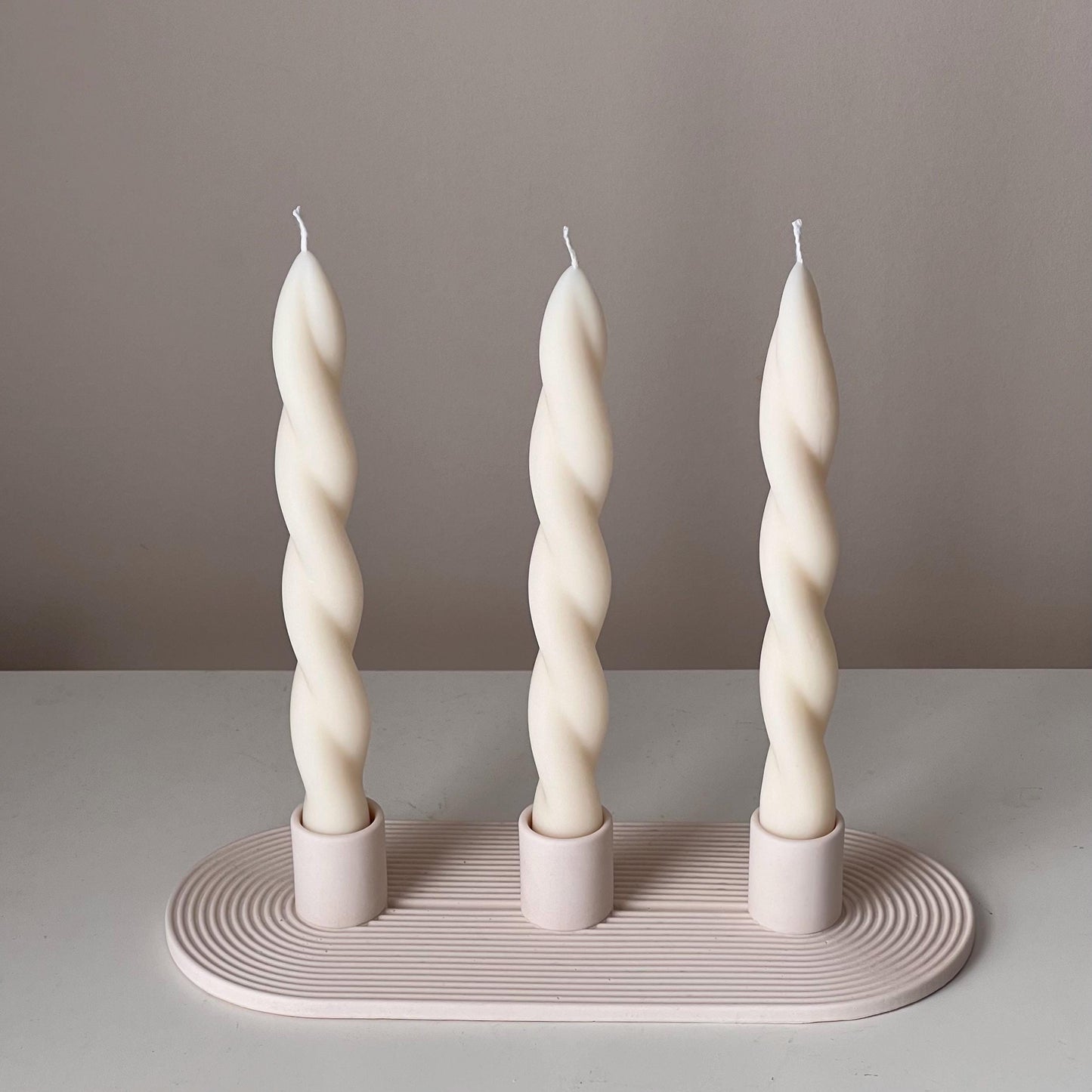 Minimal Geometric Candlestick Holder