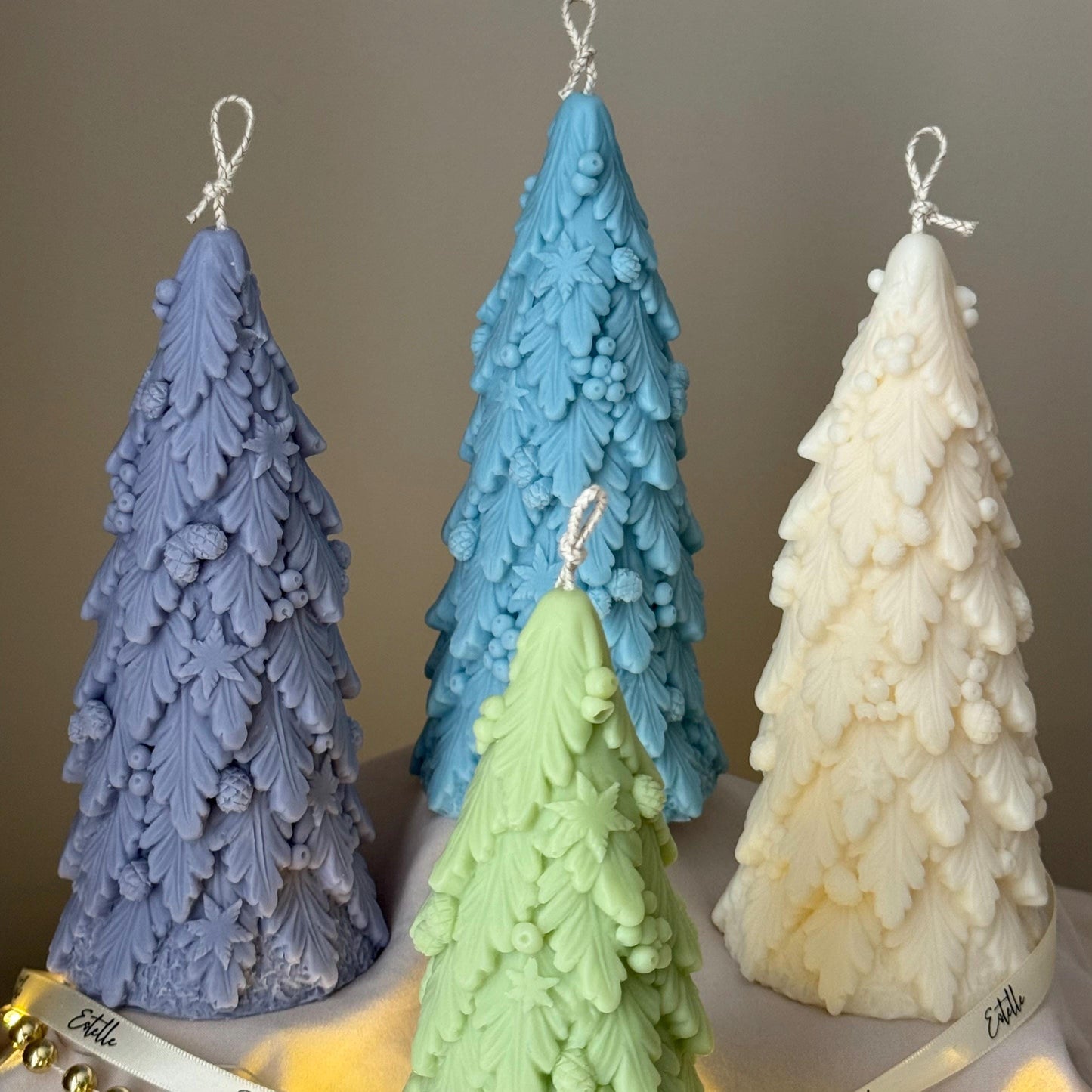 Large Christmas Tree Candle