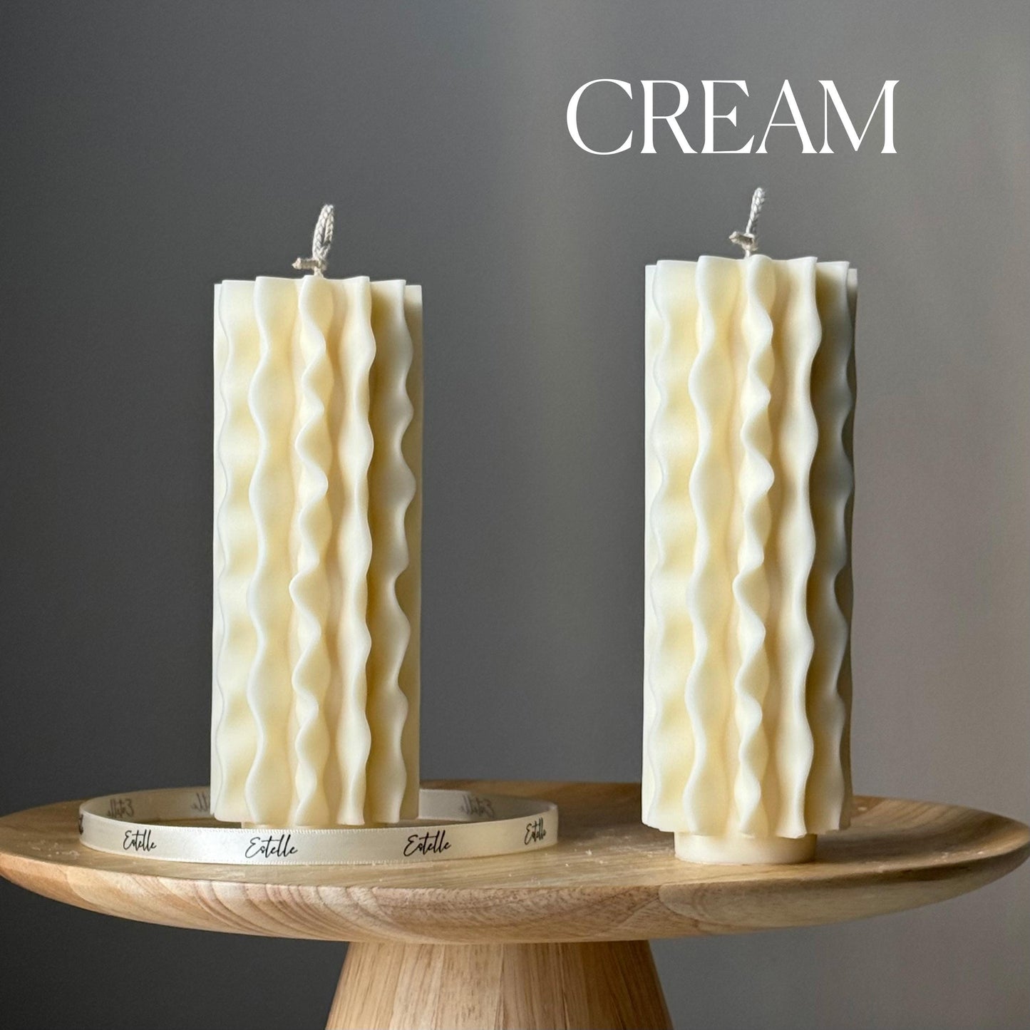 Geometric Pillar Candle