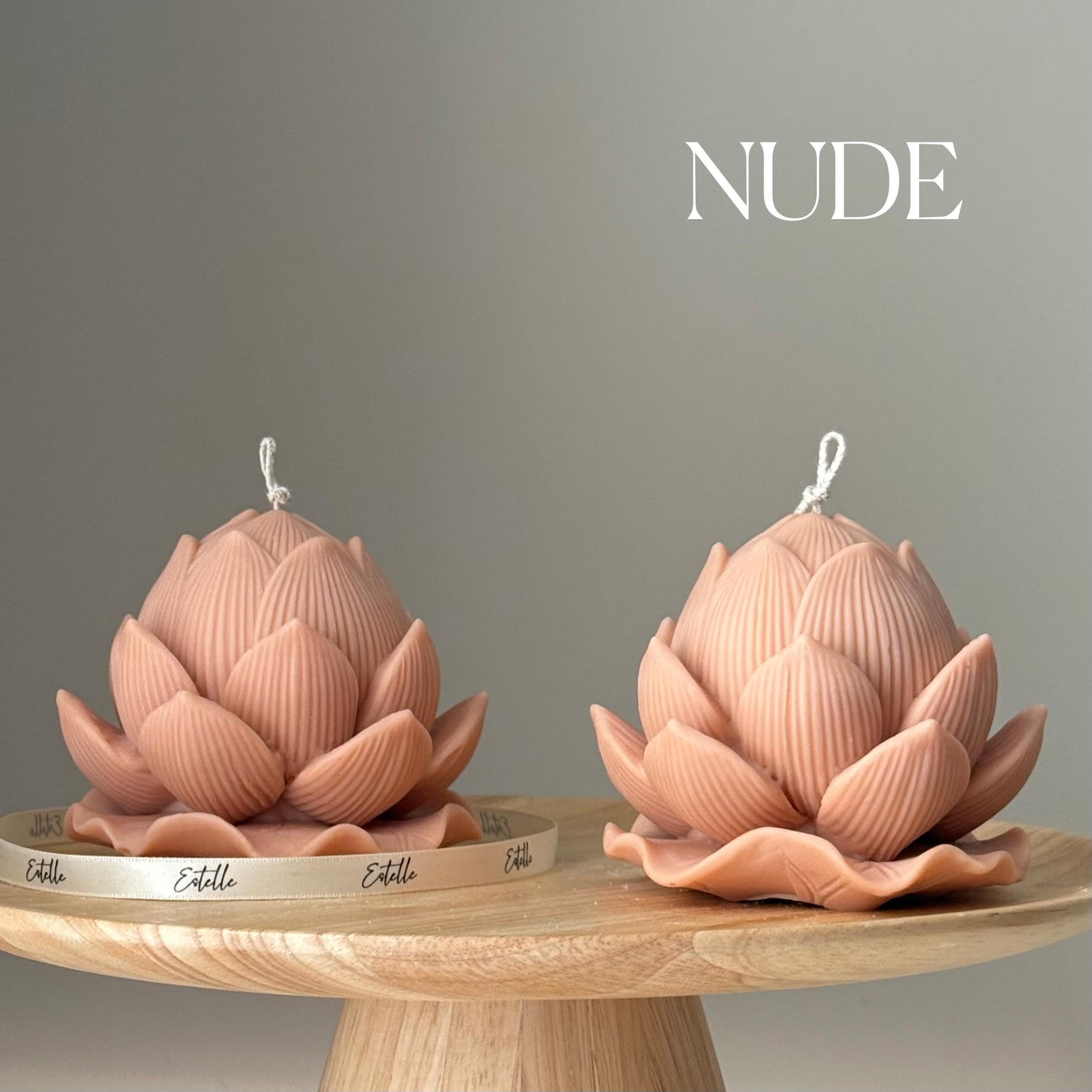 Huge Lotus Candle