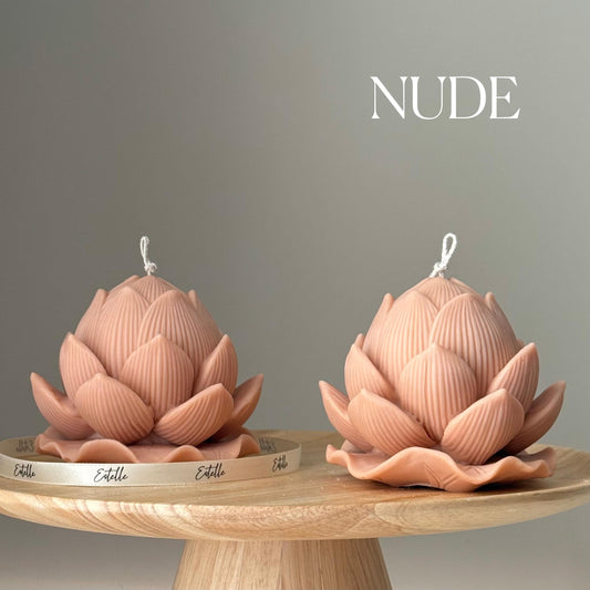 Huge Lotus Candle