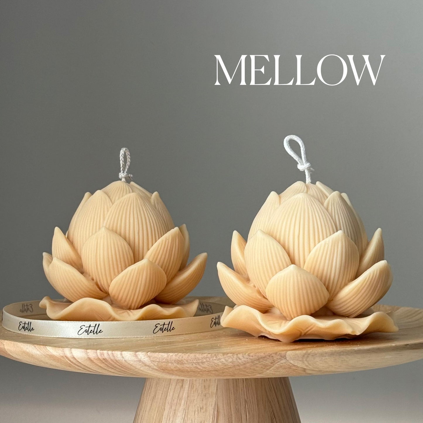 Huge Lotus Candle
