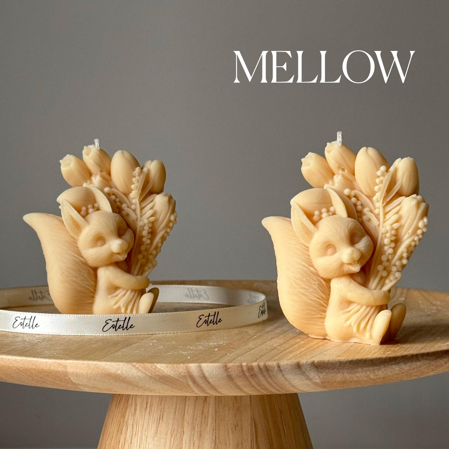 Cute Squirrel Candle