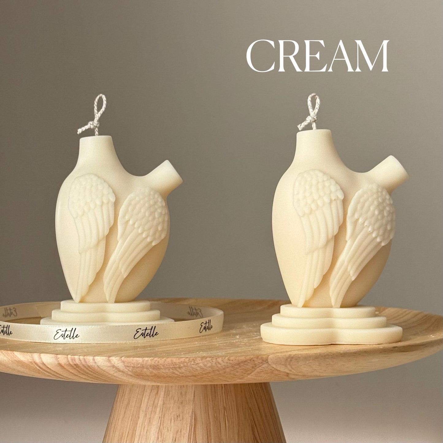 Heart With Wings Candle