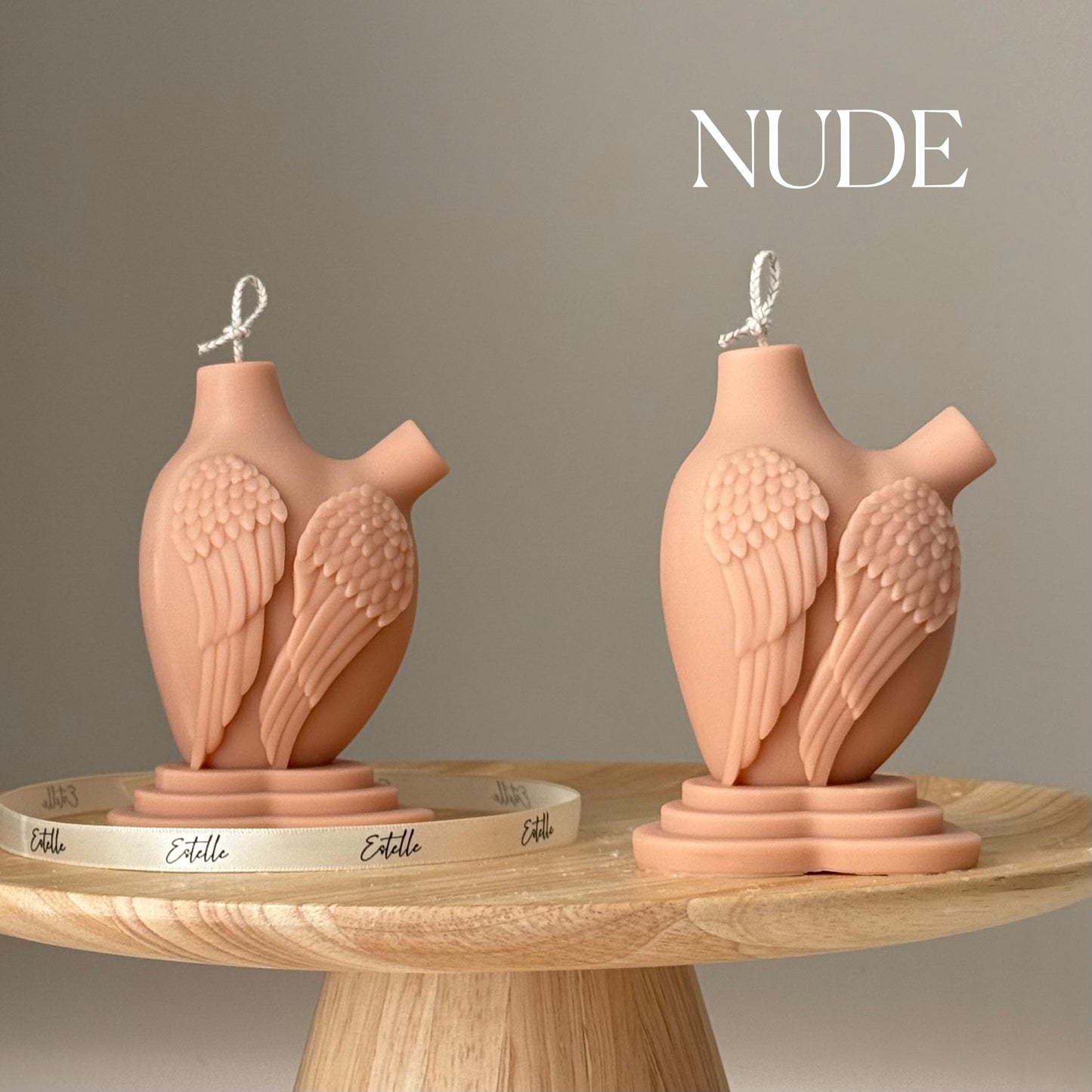 Heart With Wings Candle