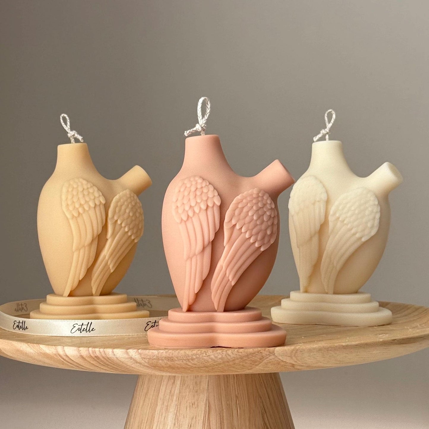 Heart With Wings Candle