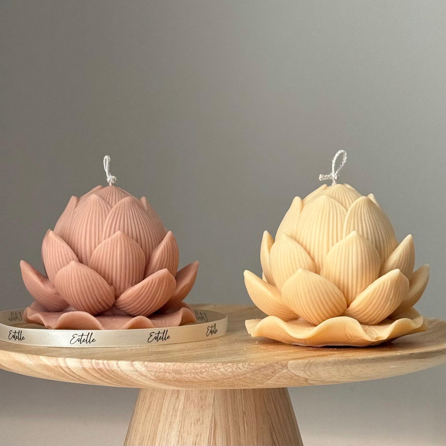 Huge Lotus Candle