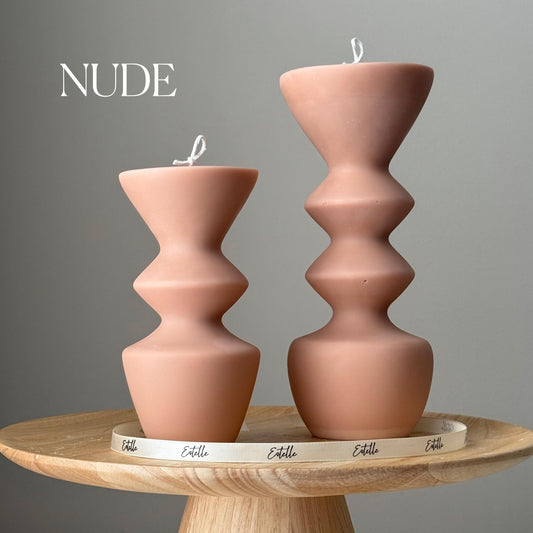 Vase Pillar Candle Duo