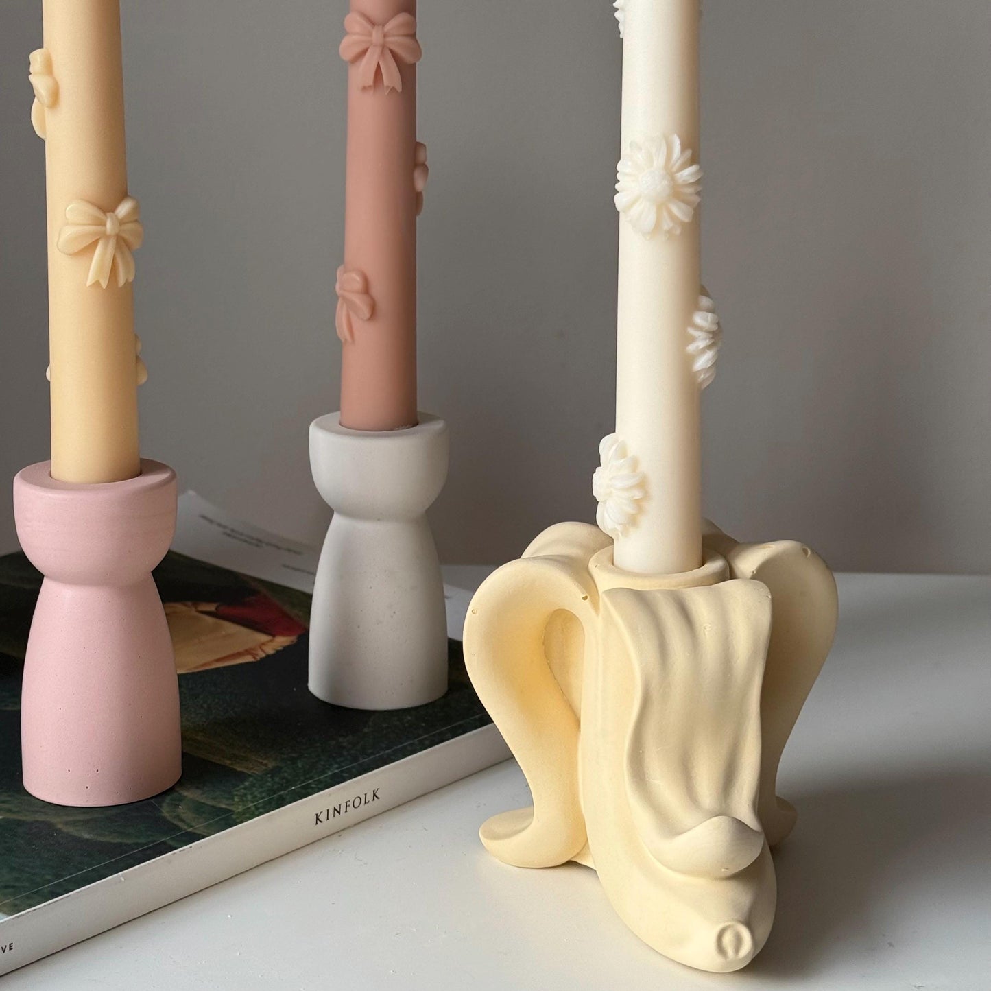 Banana Candlestick Holder