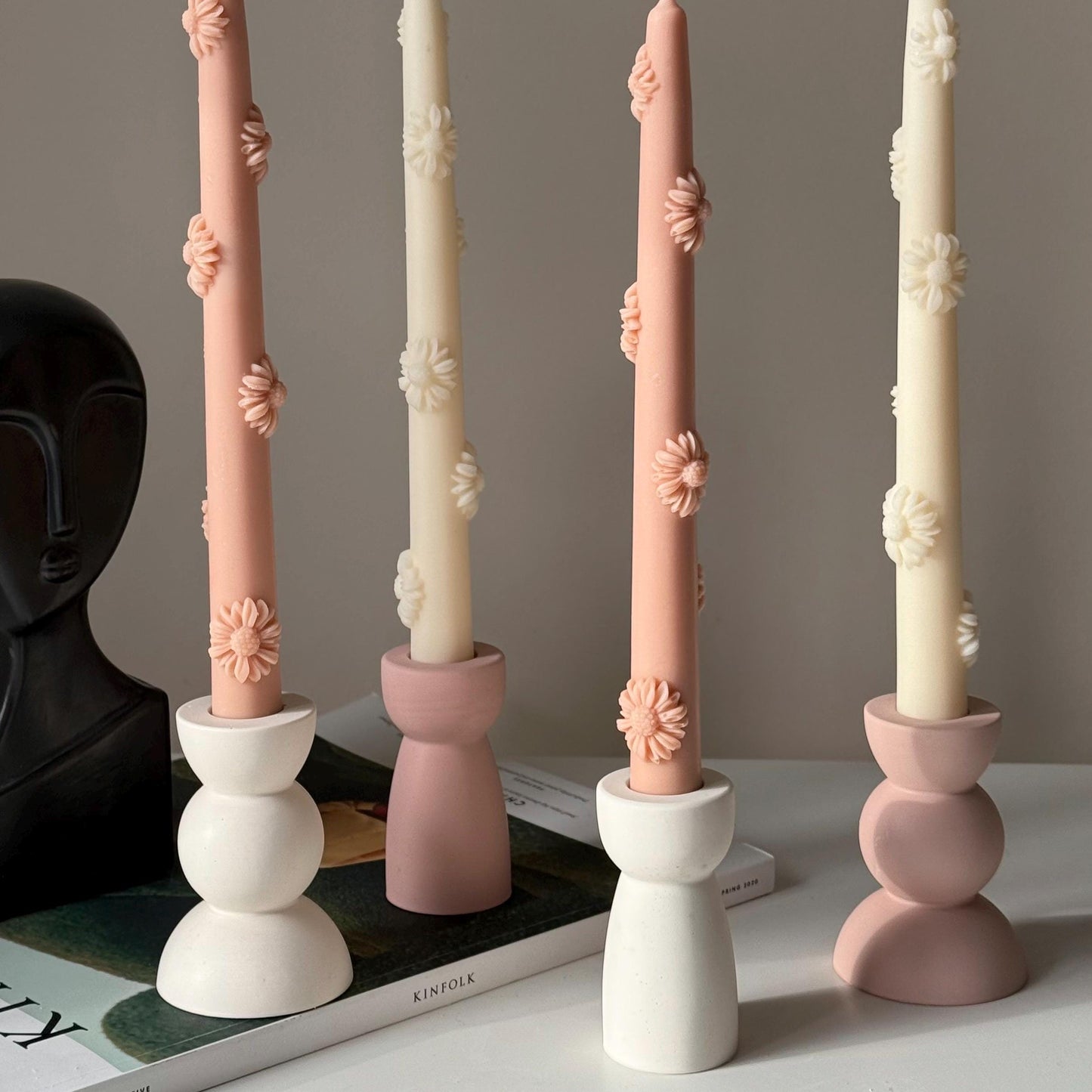 Flower Taper Candle