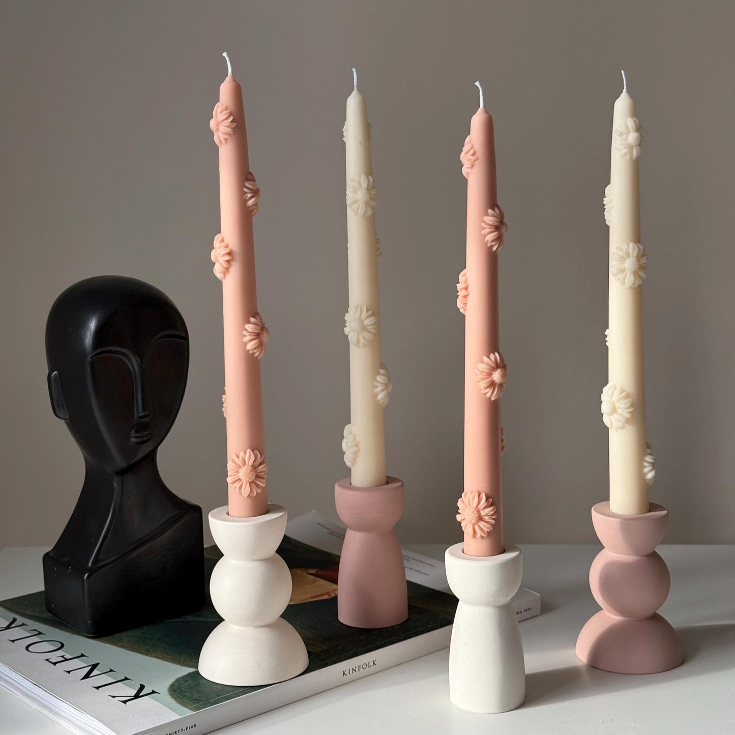 Flower Taper Candle