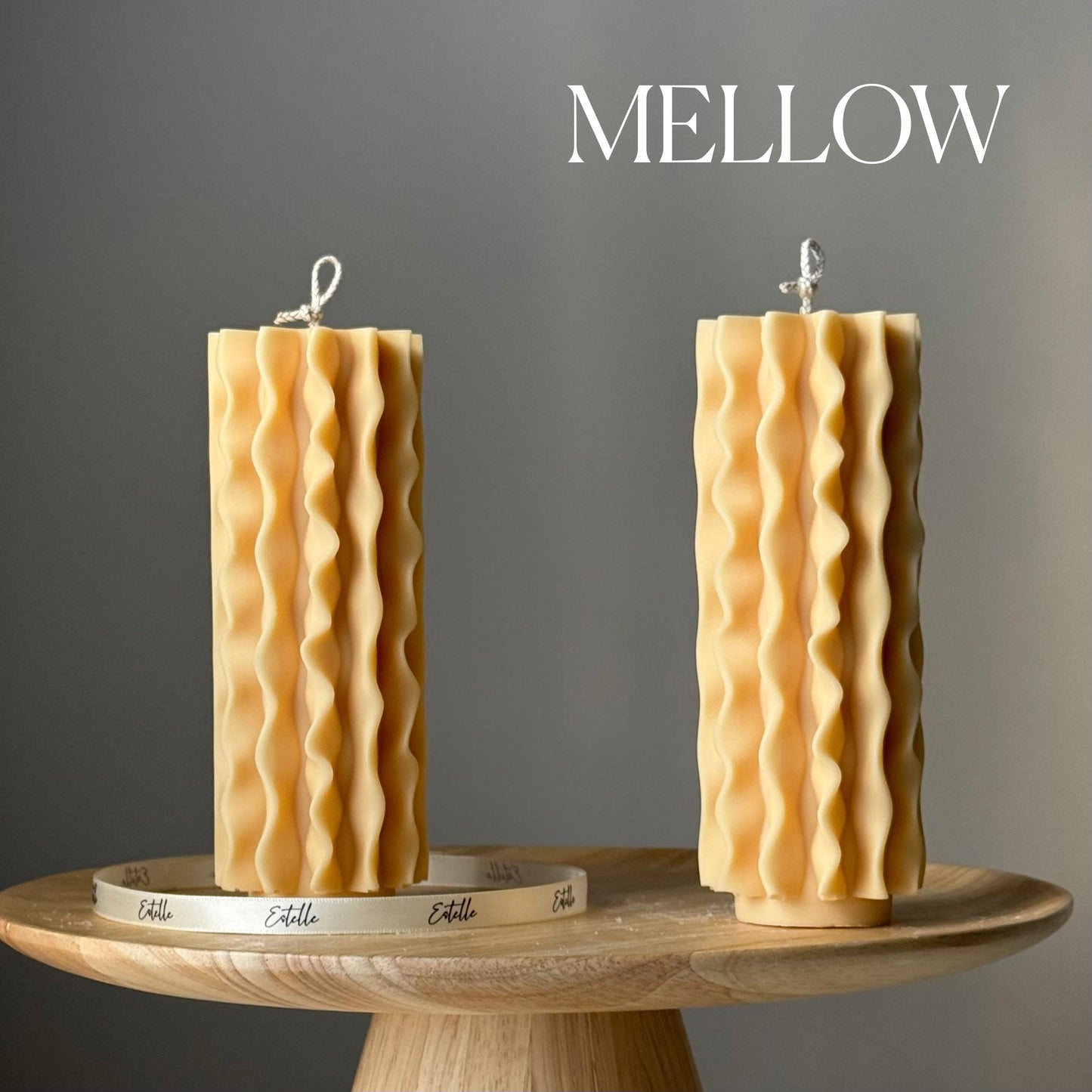Geometric Pillar Candle