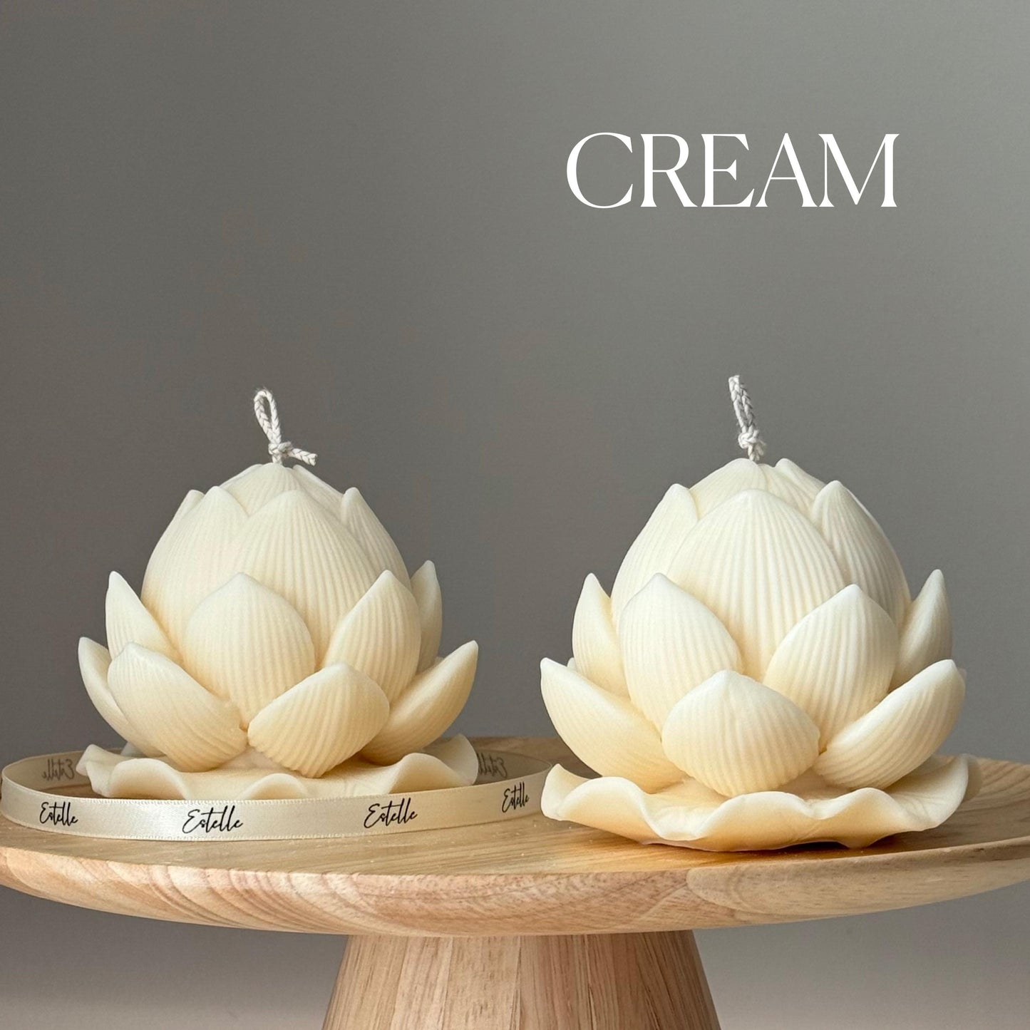 Huge Lotus Candle