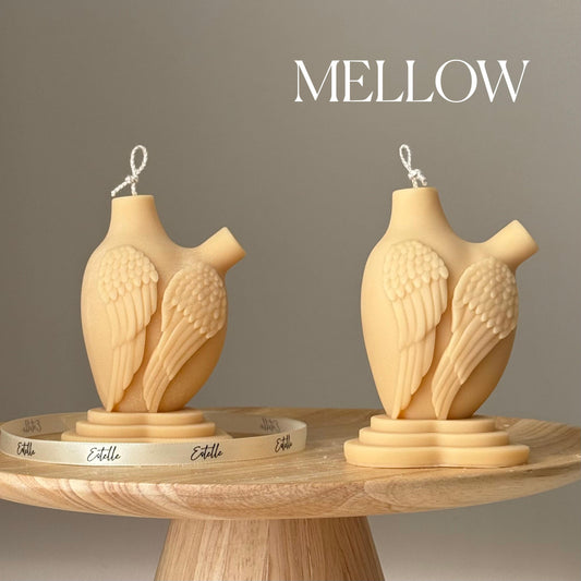 Heart With Wings Candle