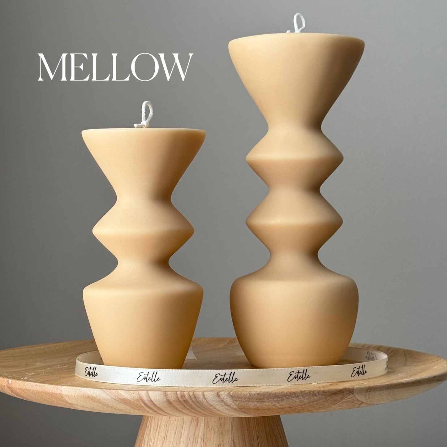 Vase Pillar Candle Duo