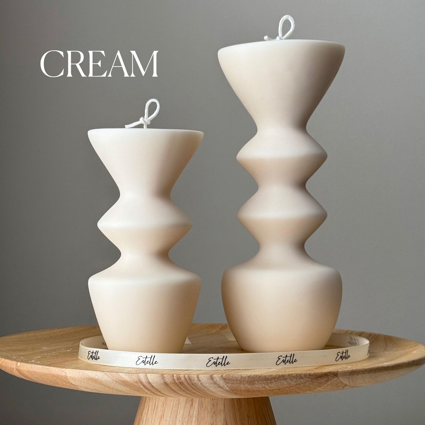 Vase Pillar Candle Duo