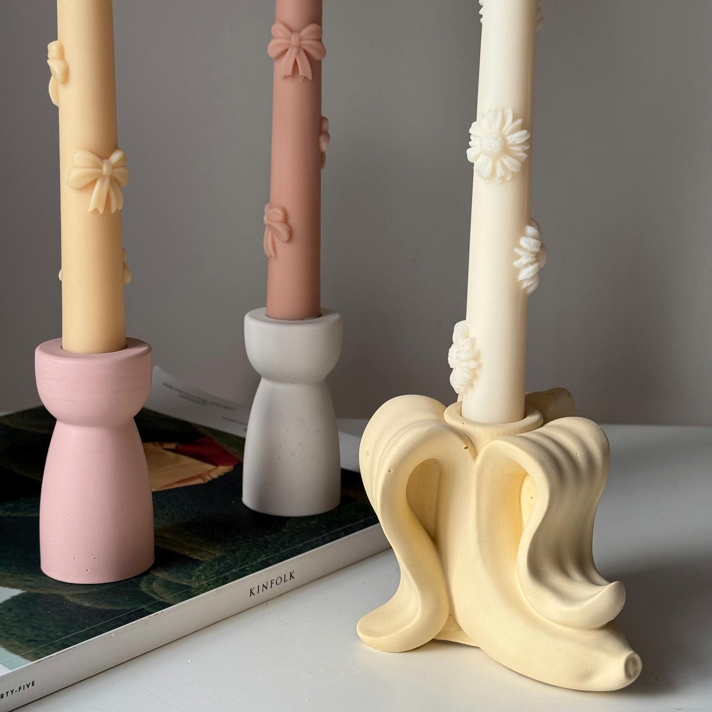 Banana Candlestick Holder