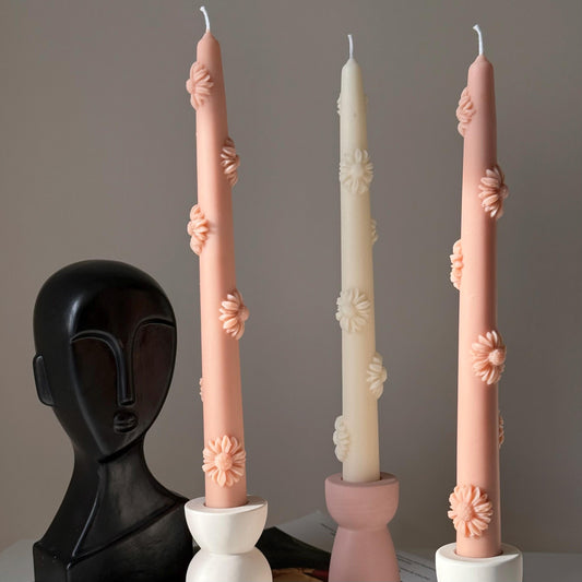 Flower Taper Candle