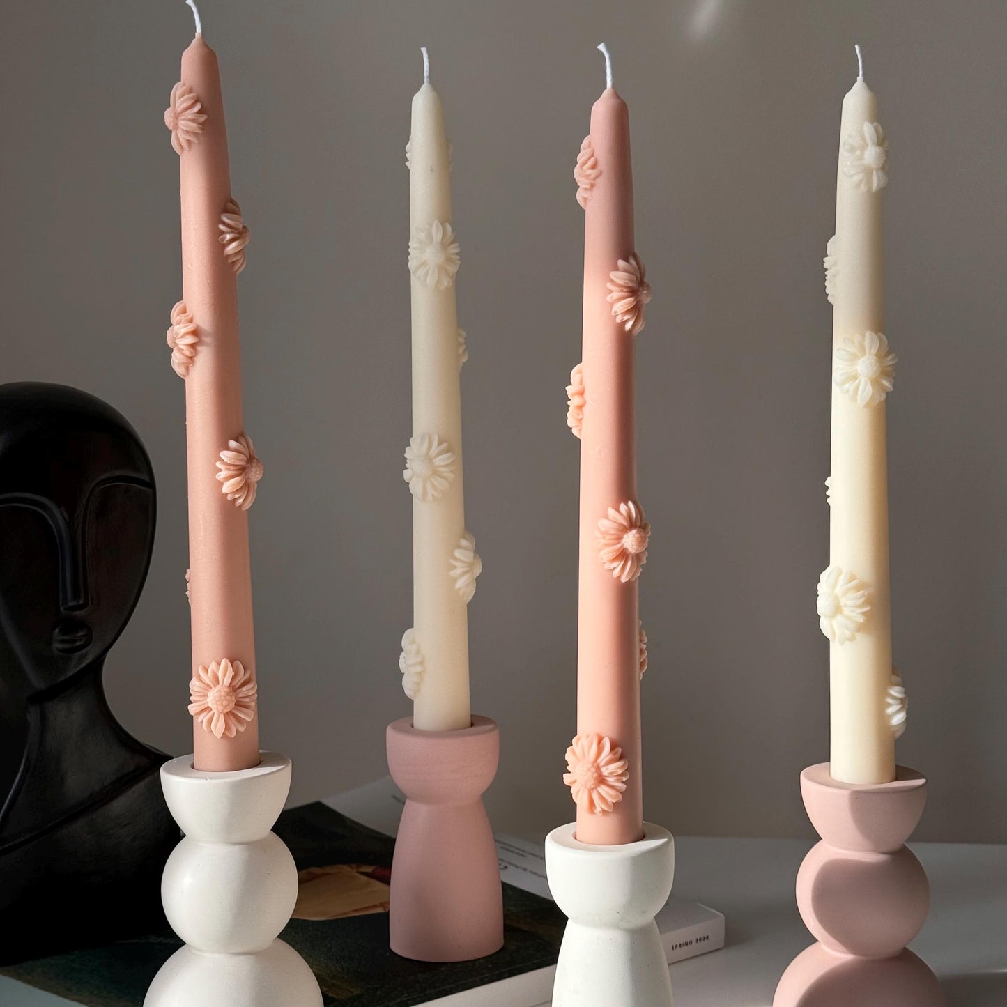 Flower Taper Candle