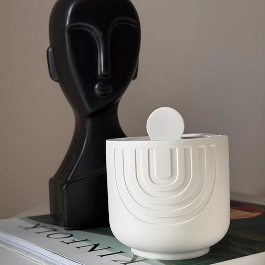 Geometric Jar Soy Wax Candle